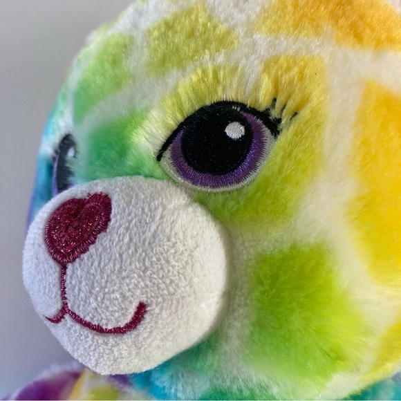 Build-A-Bear Rainbow Safari Wild Style Animal Print 2018 Plush Stuffed BAB 16" - Picture 9 of 13